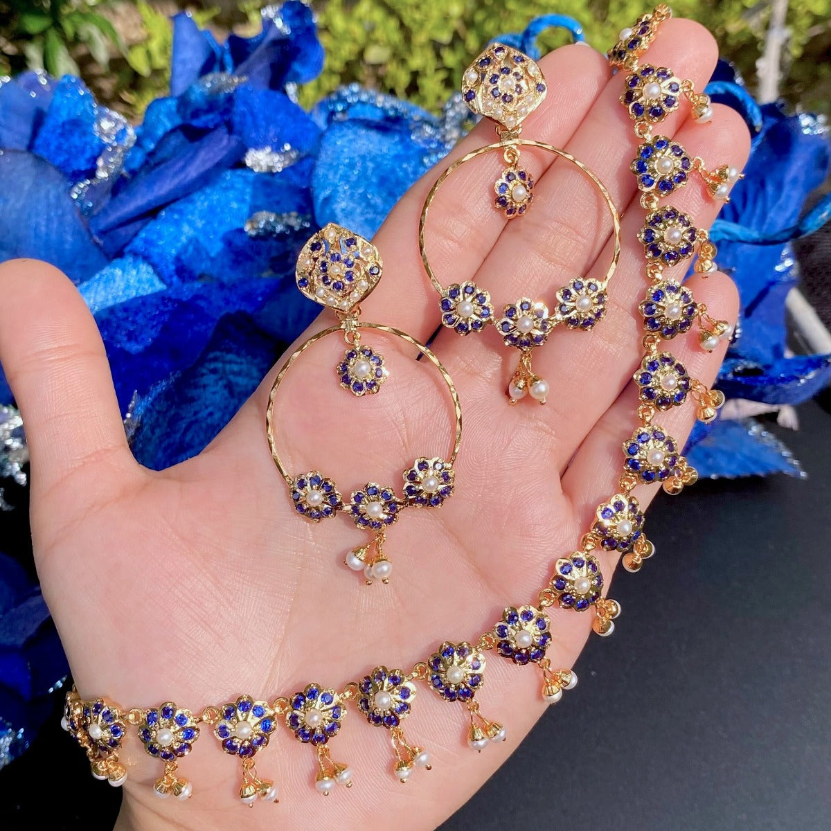 floral necklace malabar