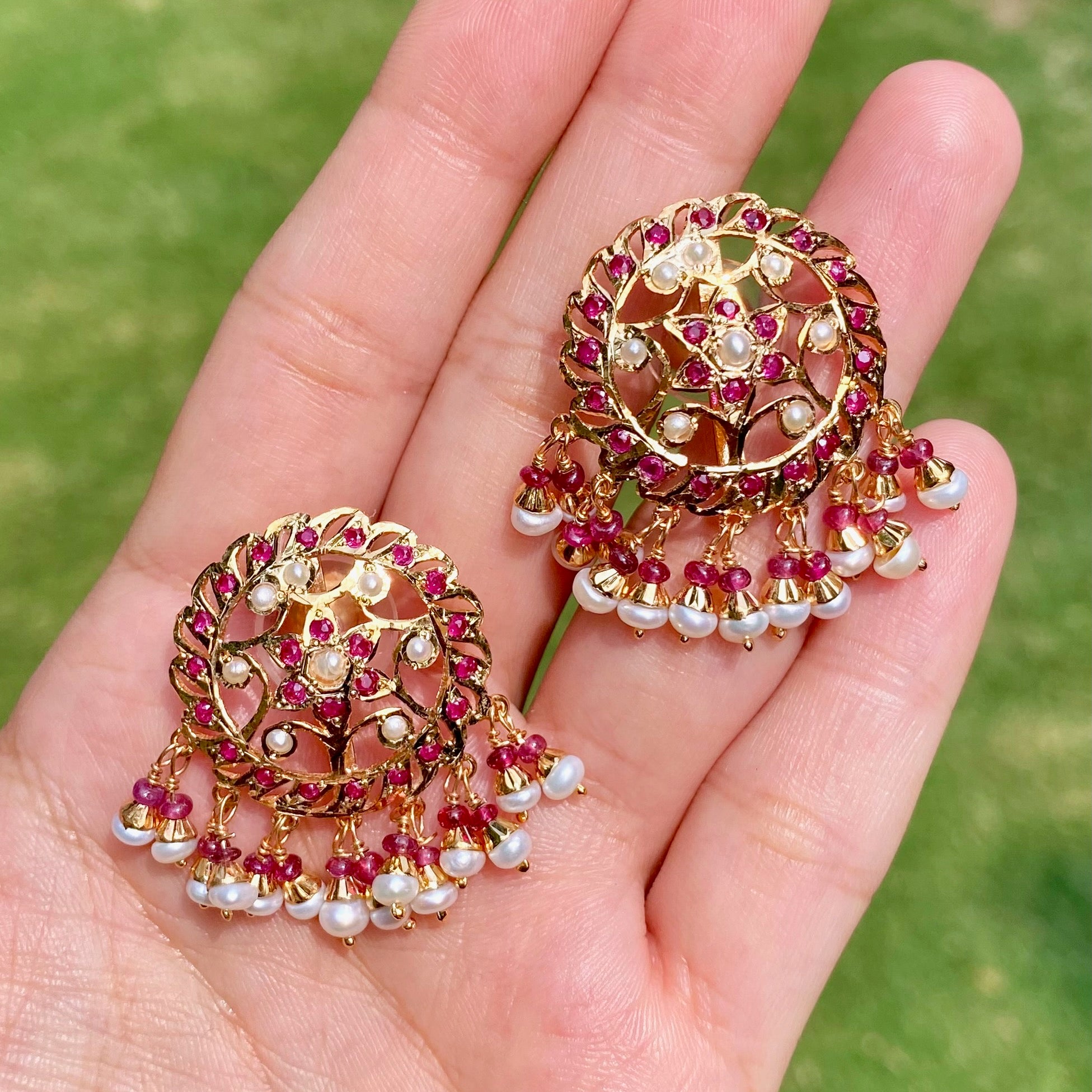 broad jadau guluband necklace set