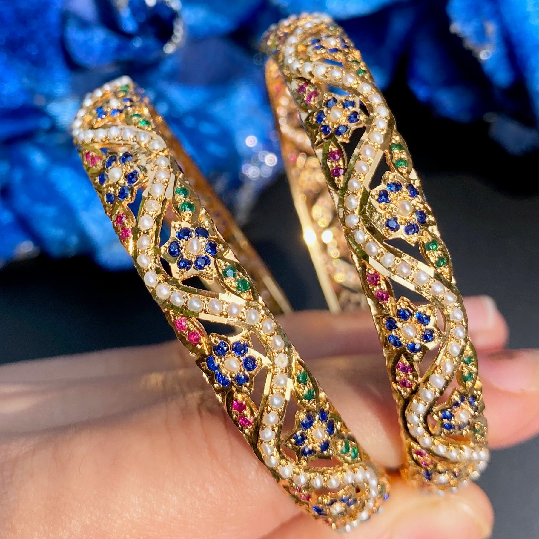 jadau bangles set for destination wedding