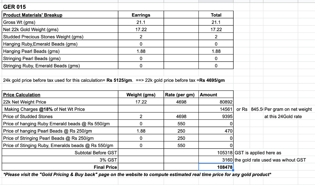 pearl jhumka on gold 22k gold earrings for women gold jhumka with moti