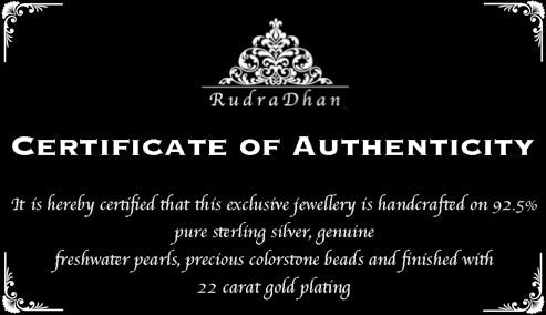 Gold Plated Silver Pendant Sets Indian Jewelry | Freshwater Pearls | PS 089