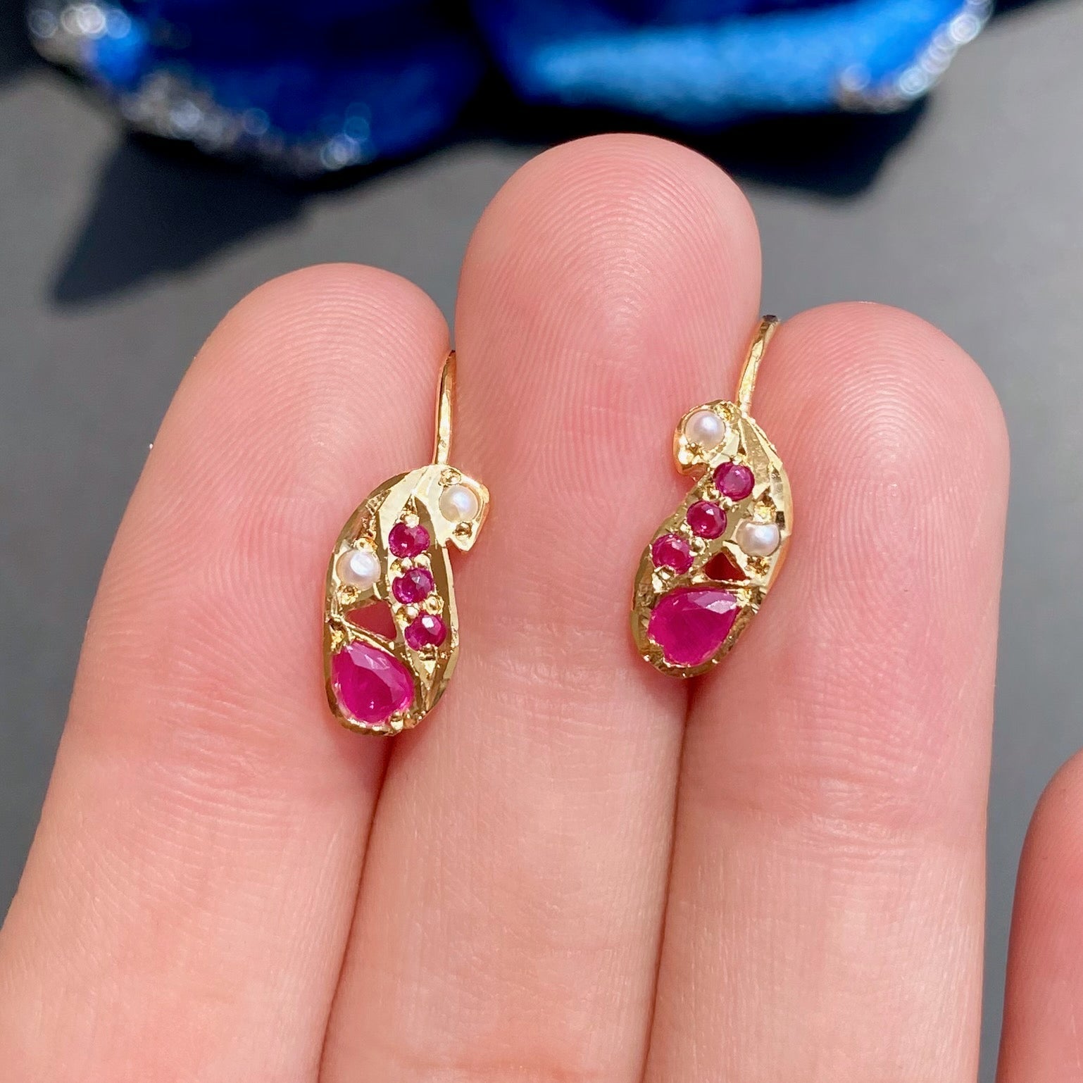 Cute Fish-Hook Earrings | Gold Plated on Silver ER 538 Cute Fish-Hook Earrings | Gold Plated on Silver ER 538