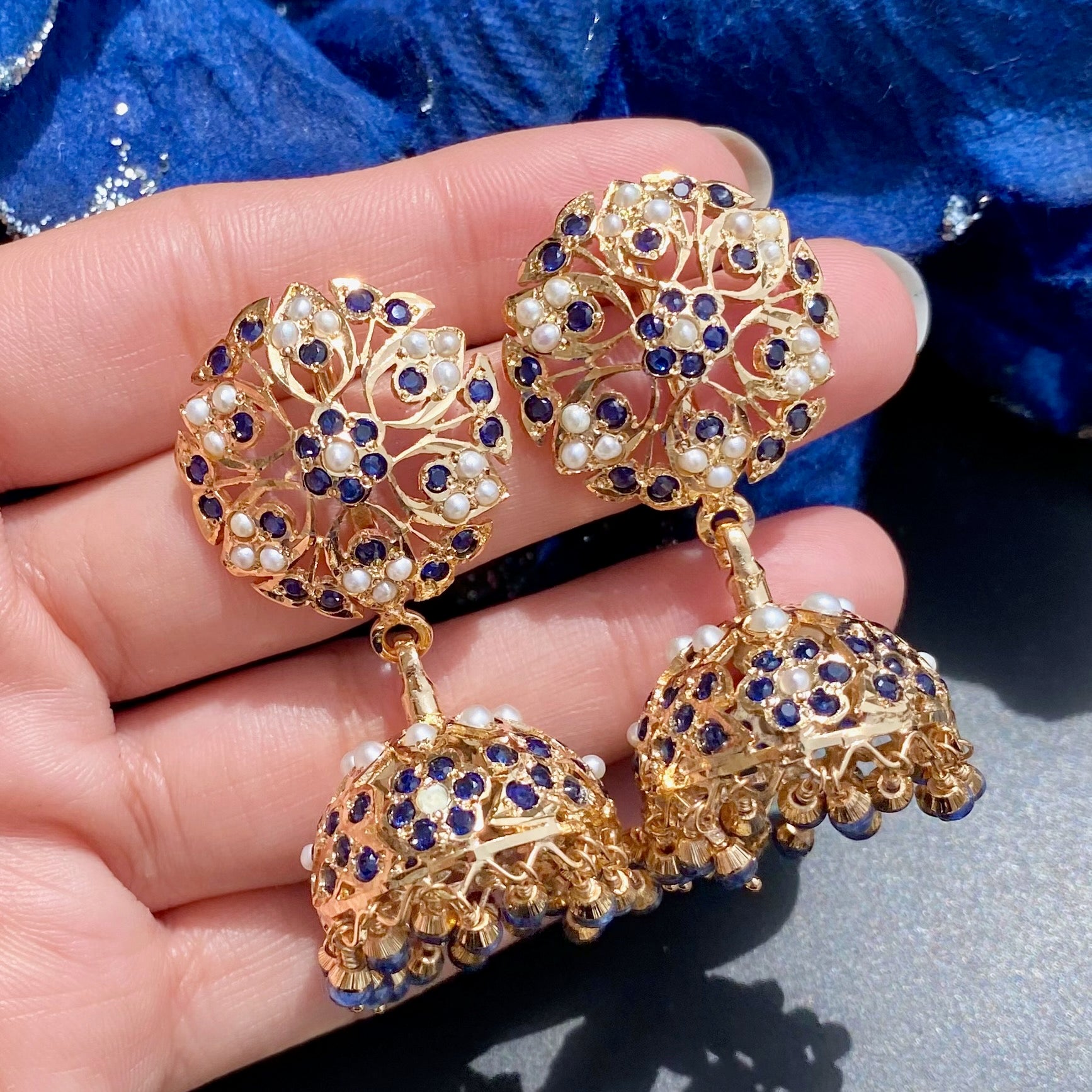 Timeless Jadau Necklace Set | Sober Indian Jewelry Online | Gold Plated on Silver