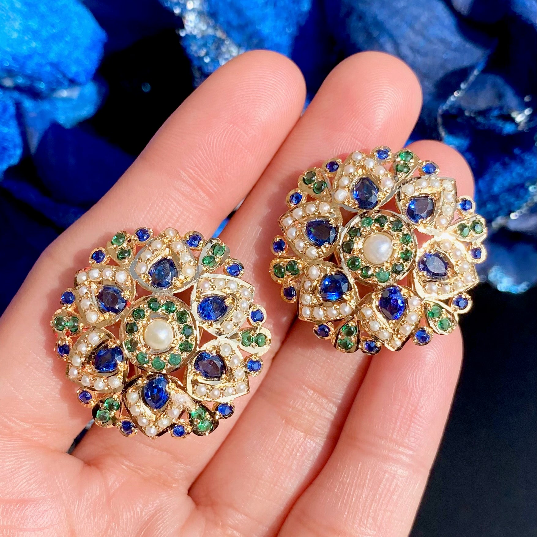 statement stud earrings for women