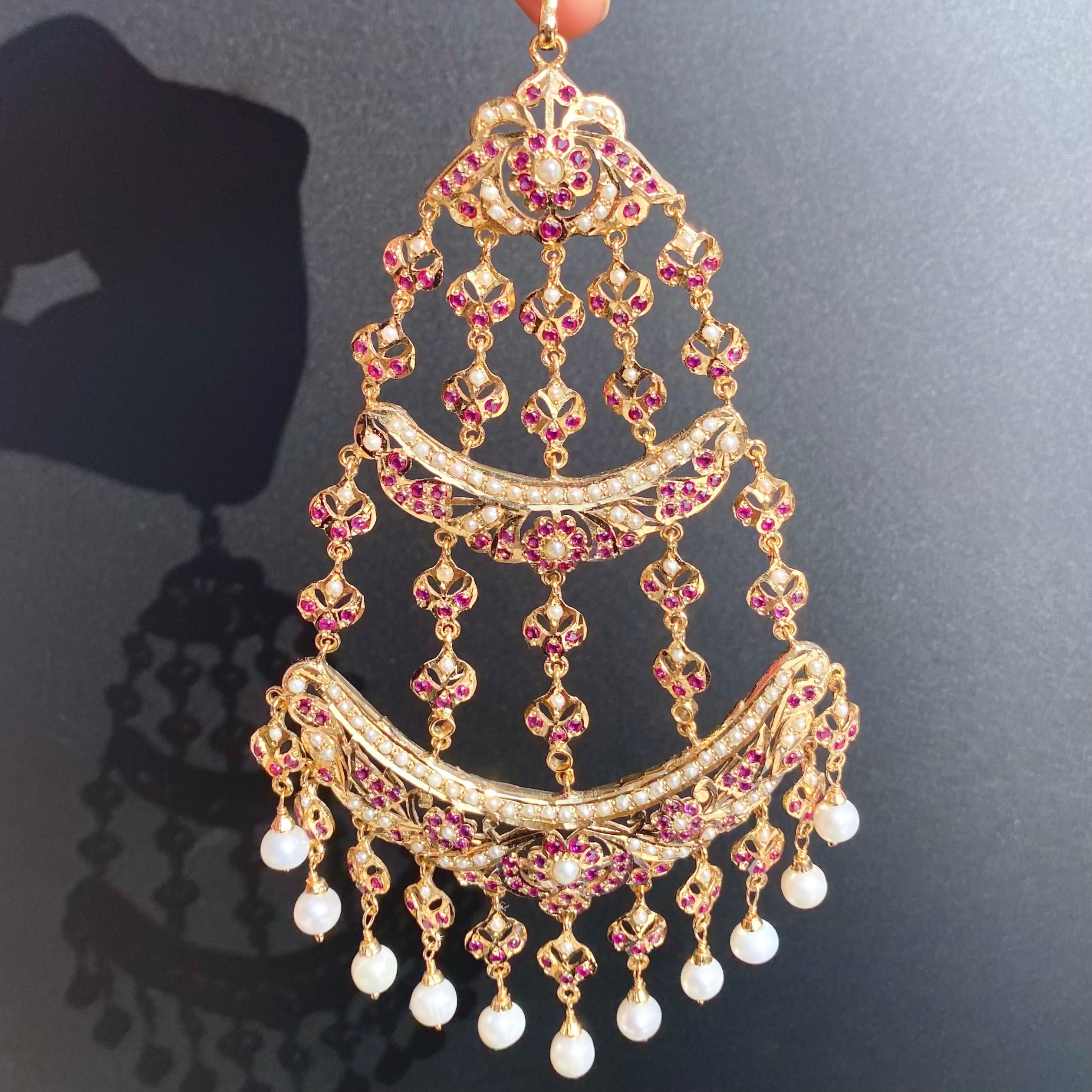 Jadau Jhoomar/ Passa for Brides| Traditional Punjabi Jewellery