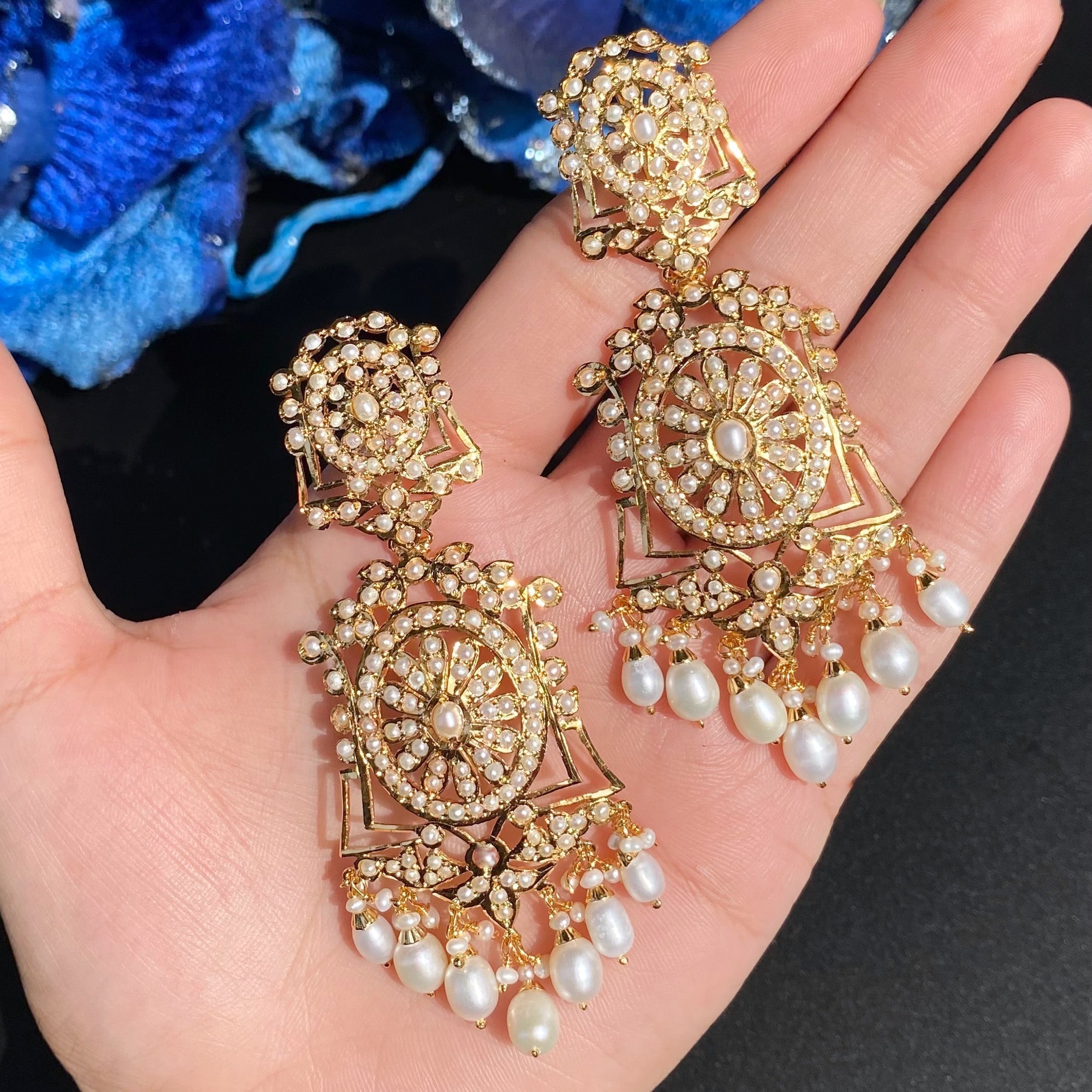 victorian pearl earrings