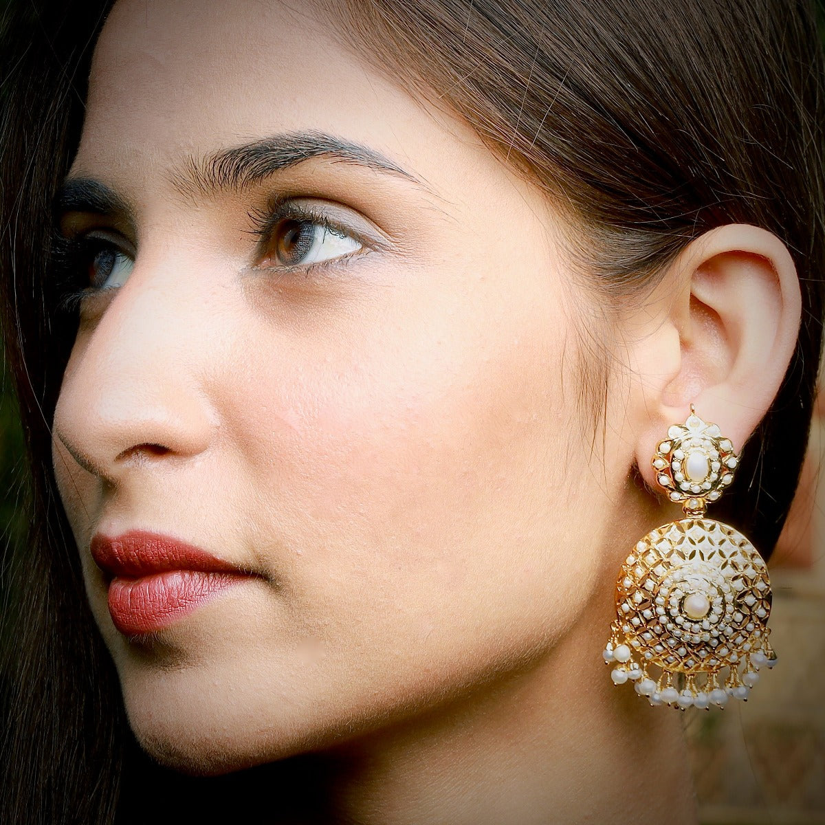 certified real pearl earrings