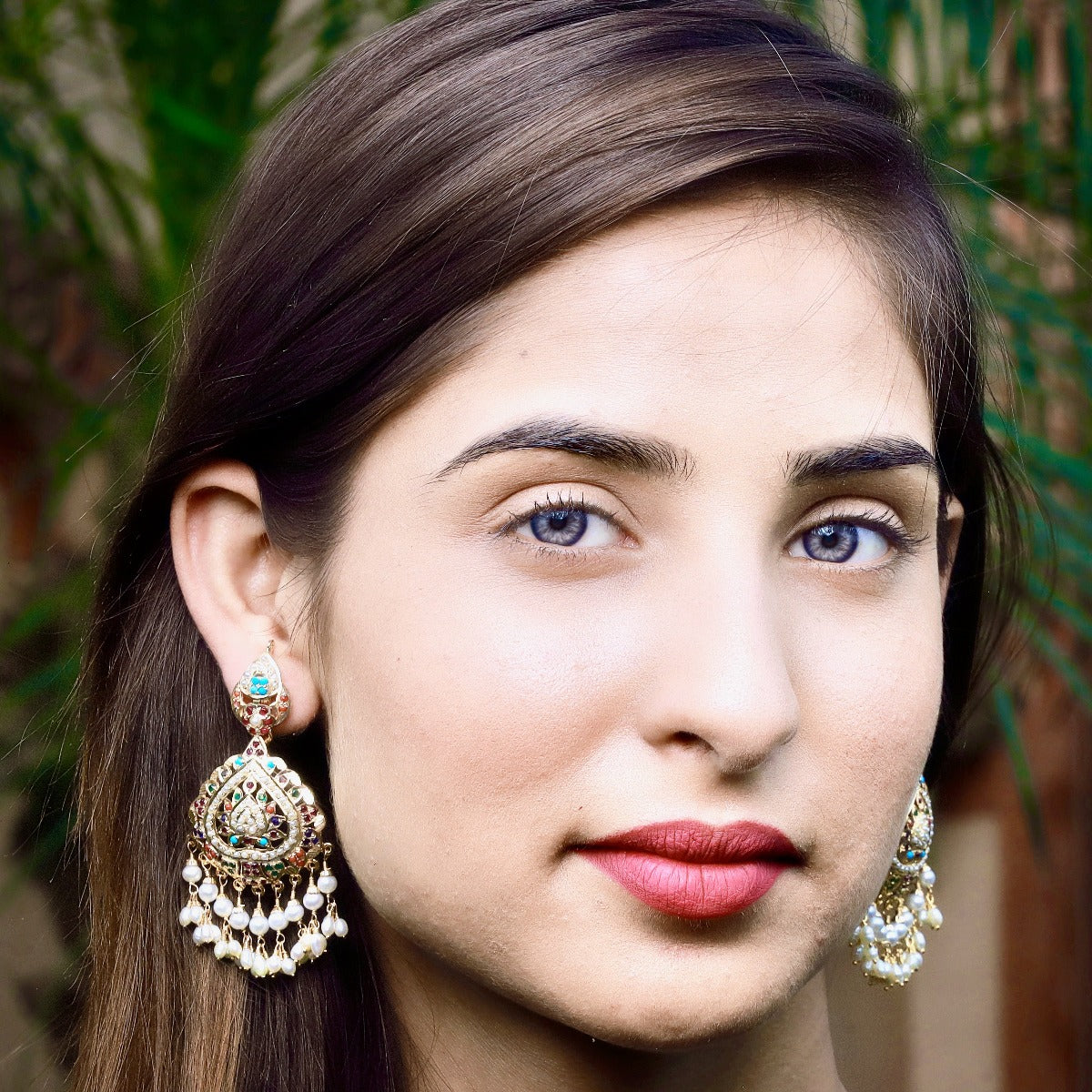 punjabi navrattan earrings