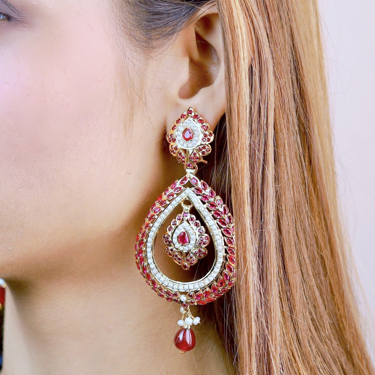 modern chandbali earrings