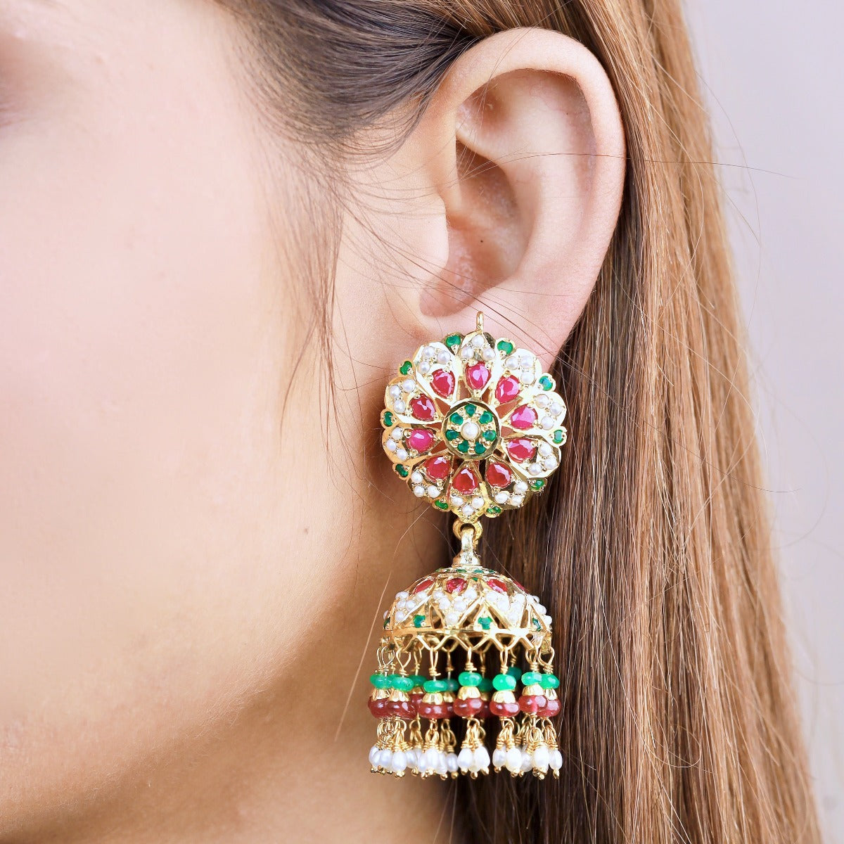 pakistani jhumka earrings