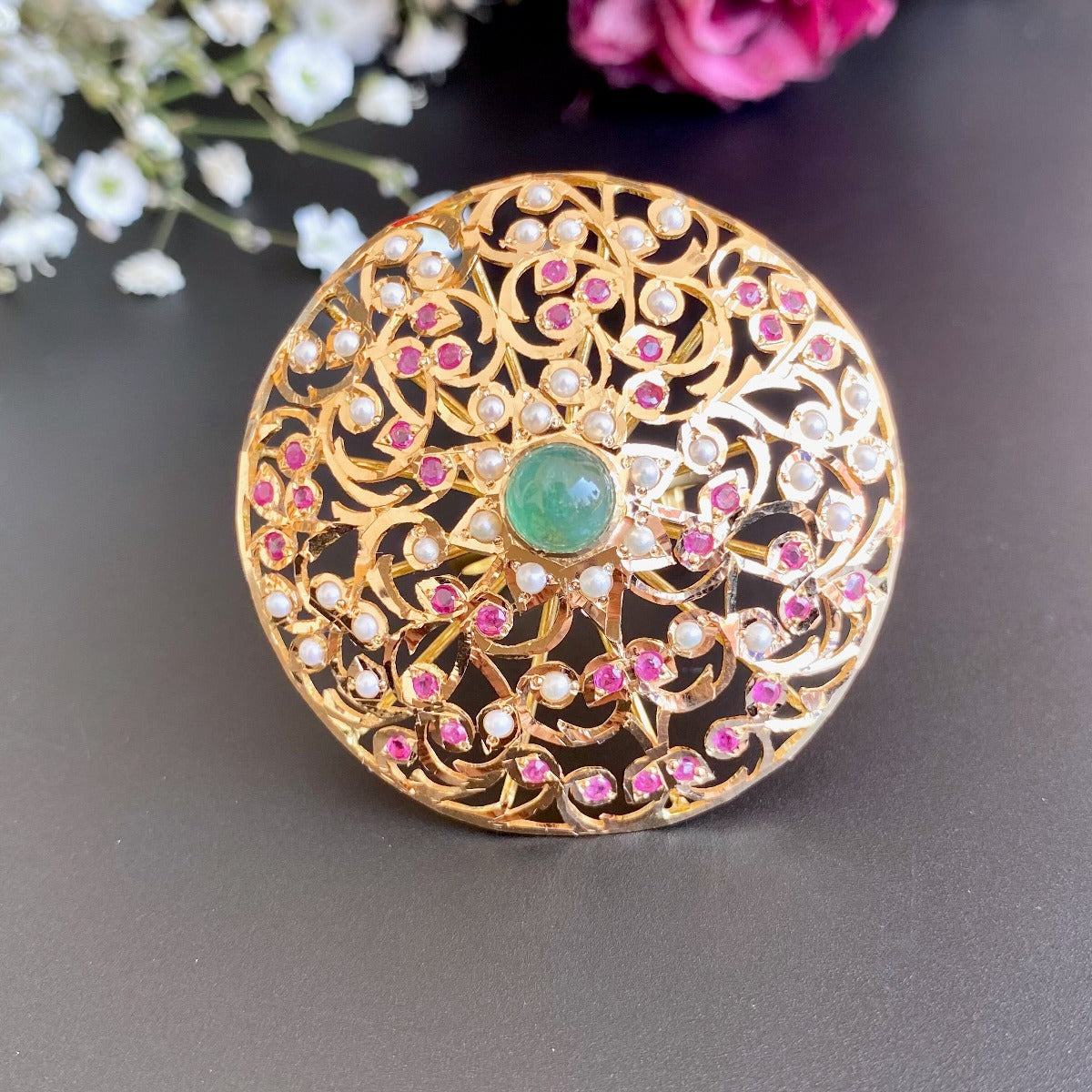 womens gold cocktail ring