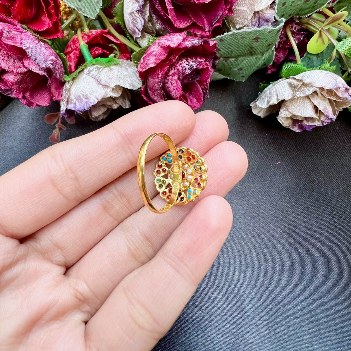 lightweight nauratan gold ring
