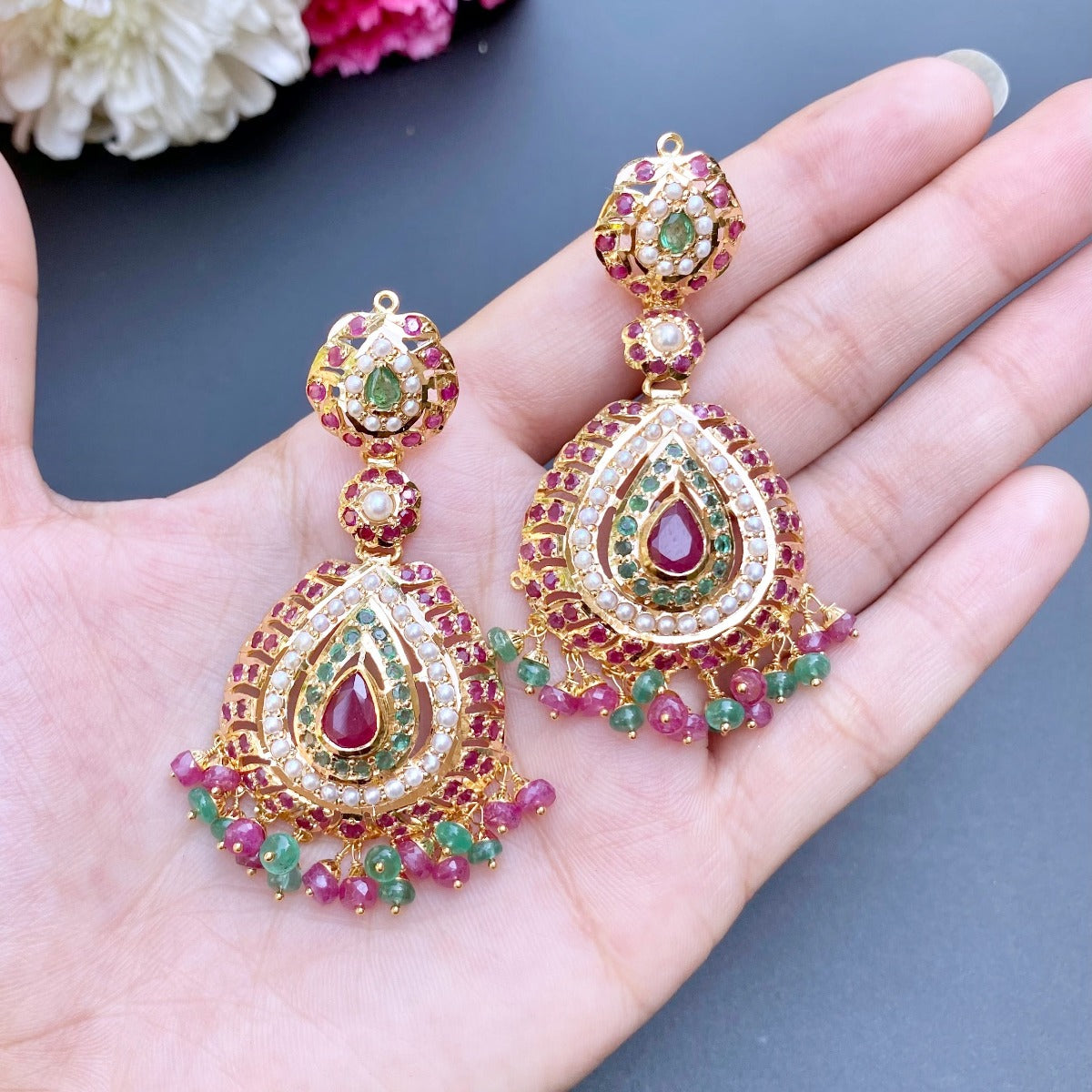 real gold necklace set for bride