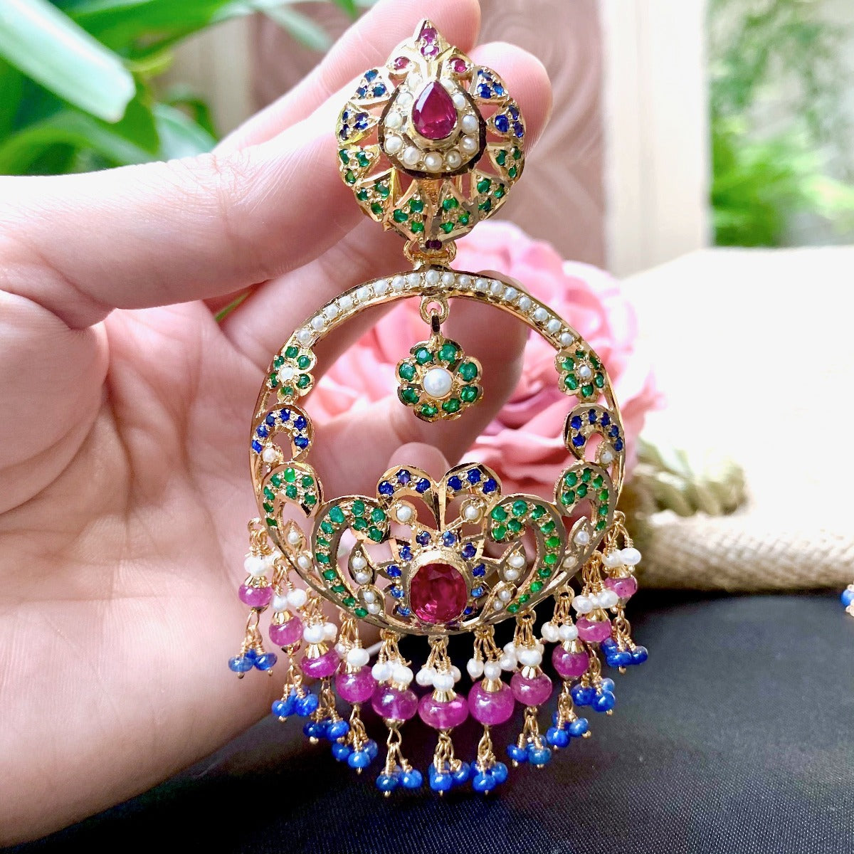 Antique jadau store jewellery