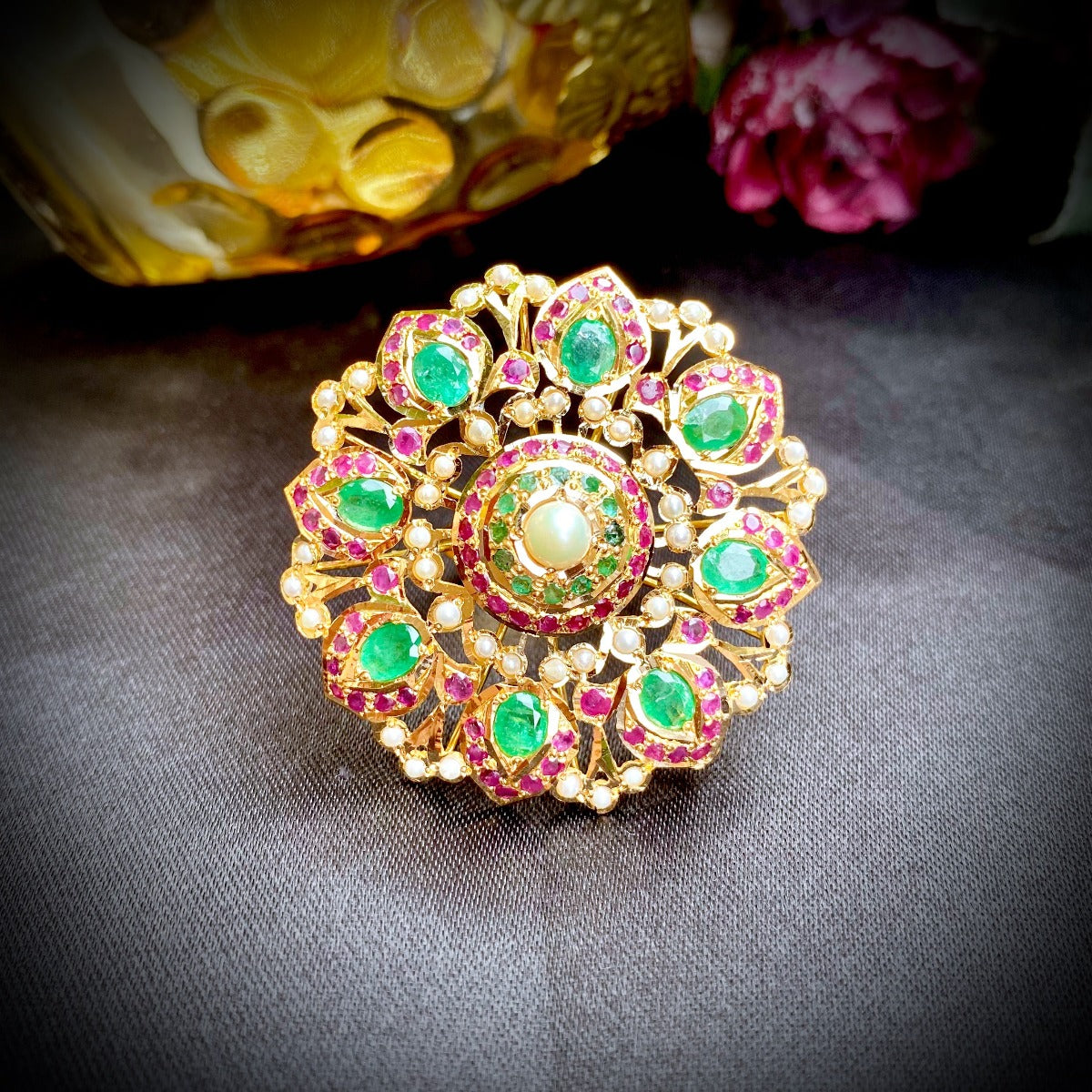 reak gold jadau ring