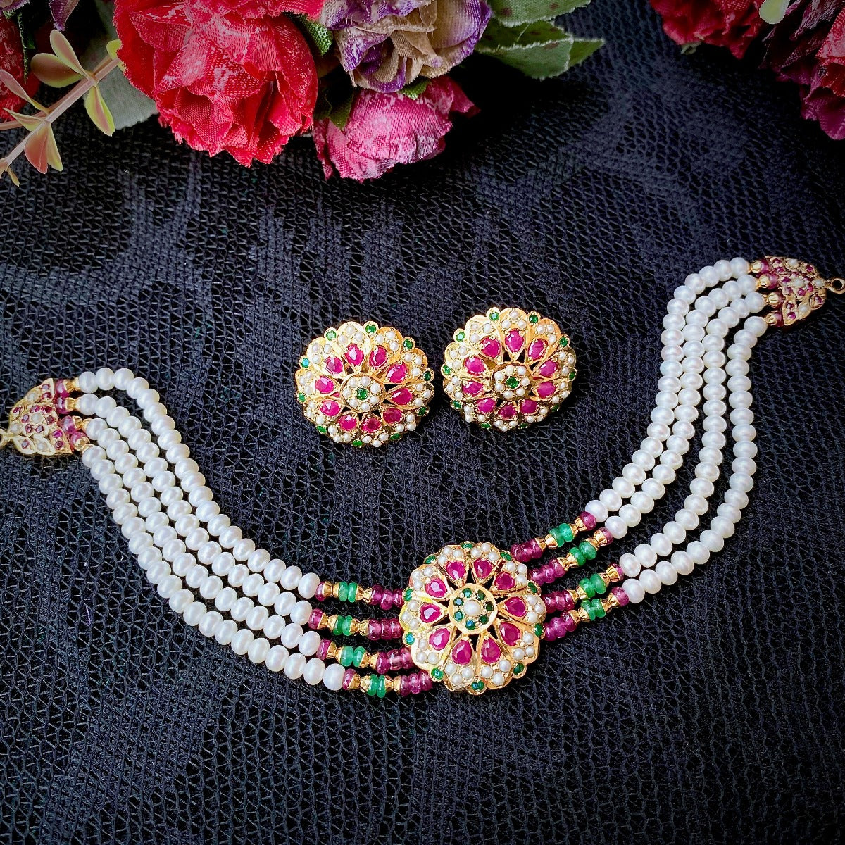pakistani kundan polki