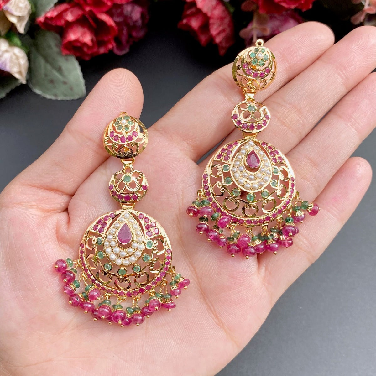jadau rod set gold