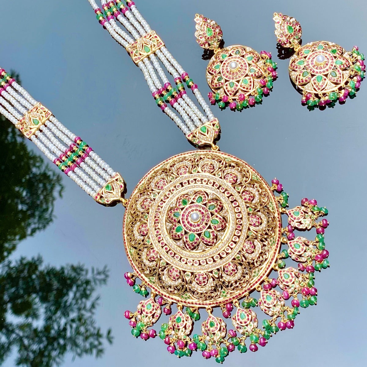 rani haar set for bride