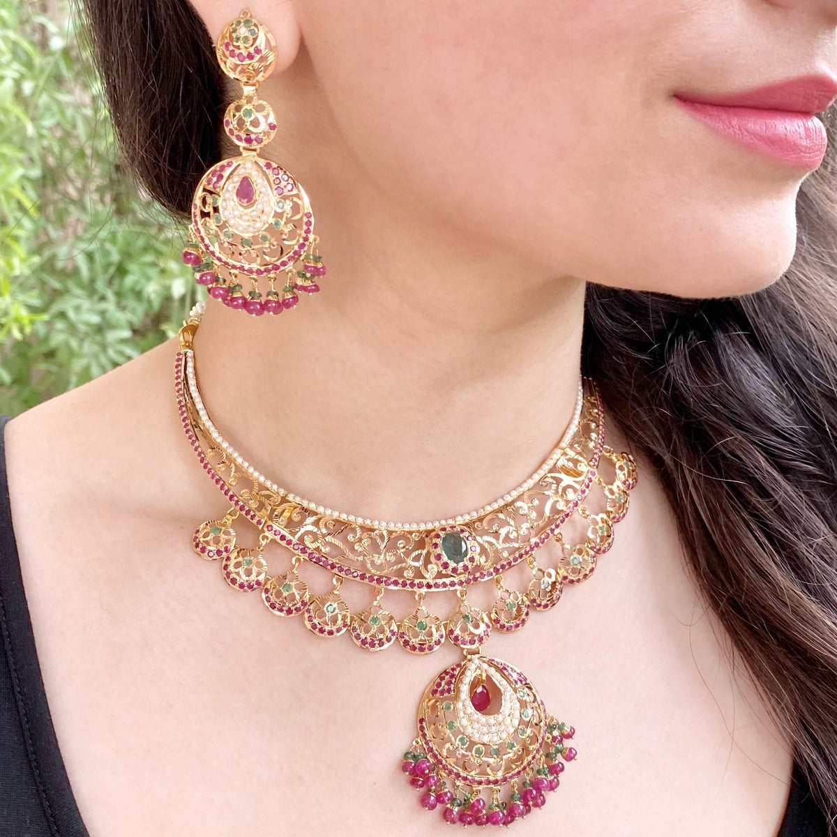 jadau rod set gold
