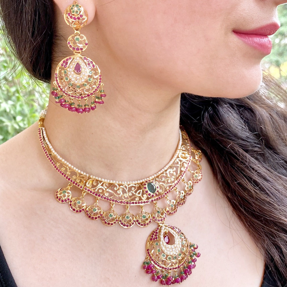 jadau rod set gold