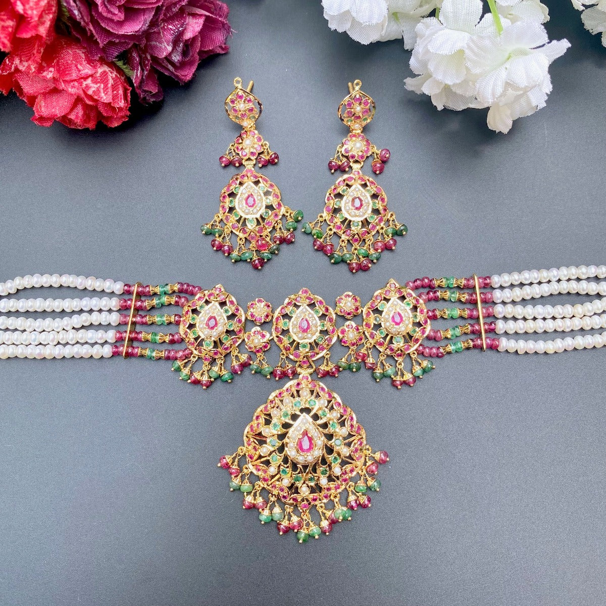 jadau gold choker mumbai
