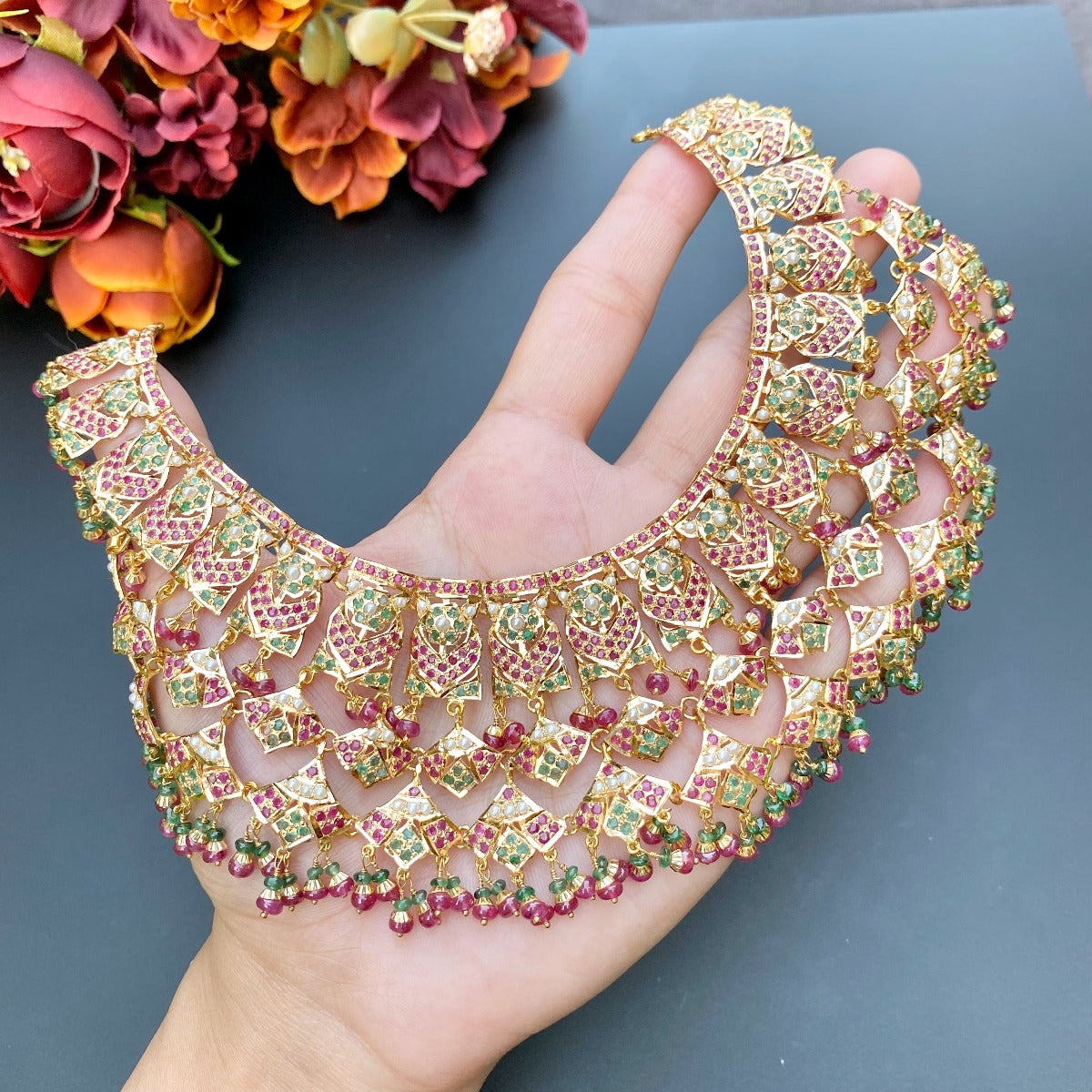 womens jadau jewelry set