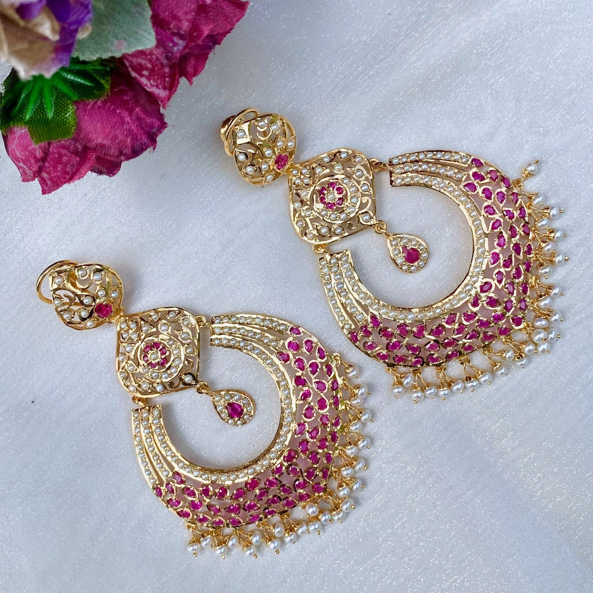 exclusive jadau earrings