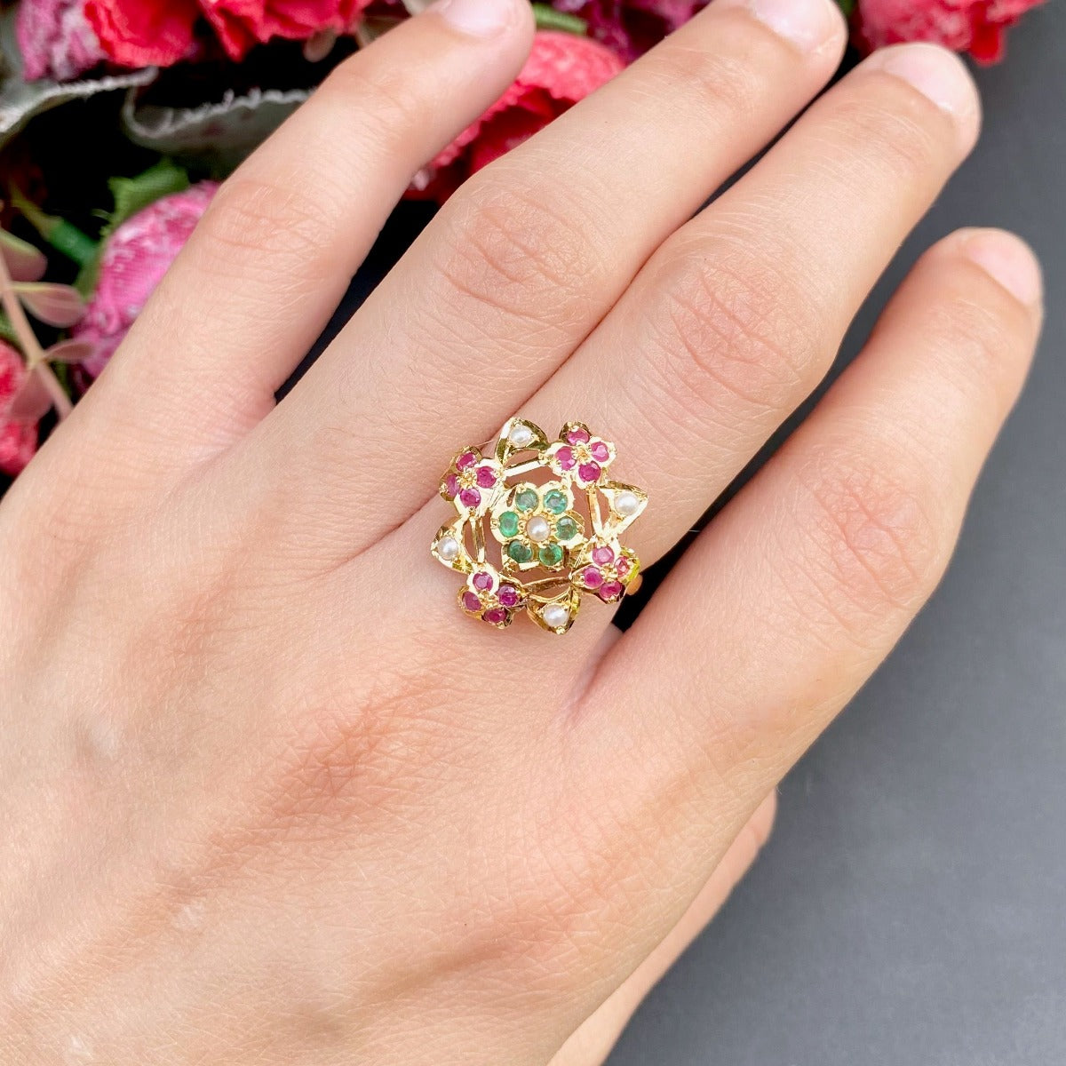 dainty gold ring