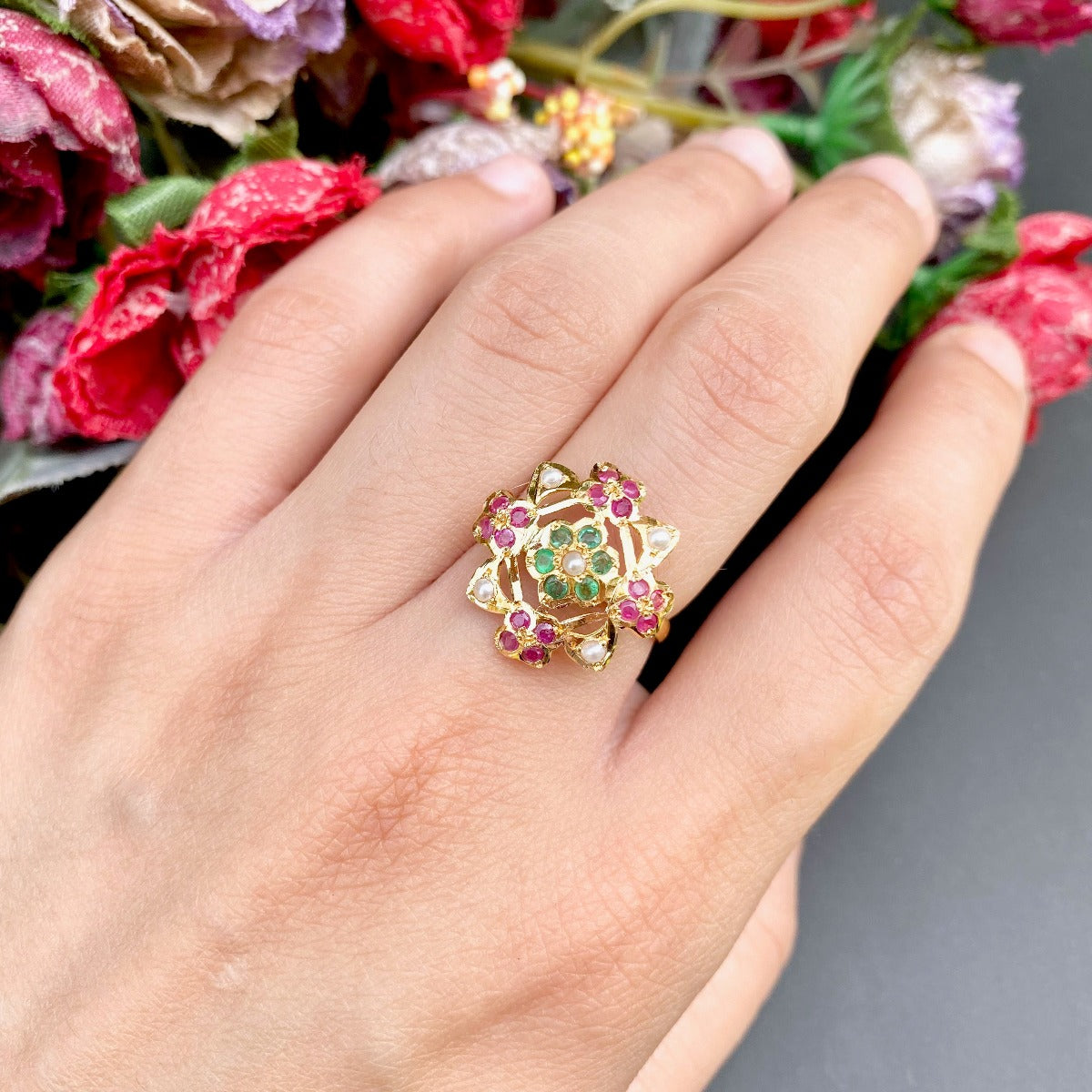 dainty gold ring