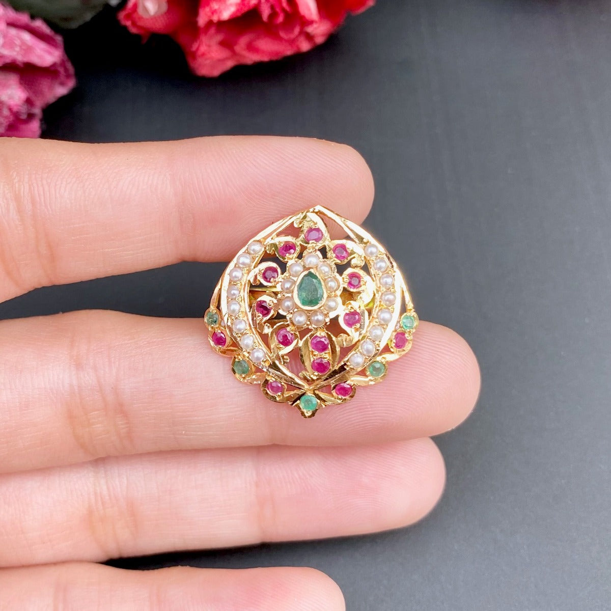 sober gold ring for women