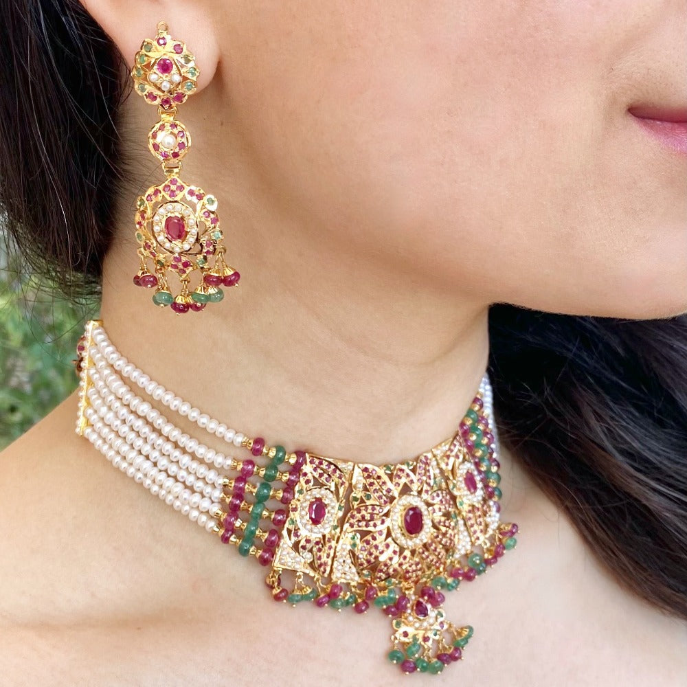 Bridal jewellery sets hot sale gold from grt