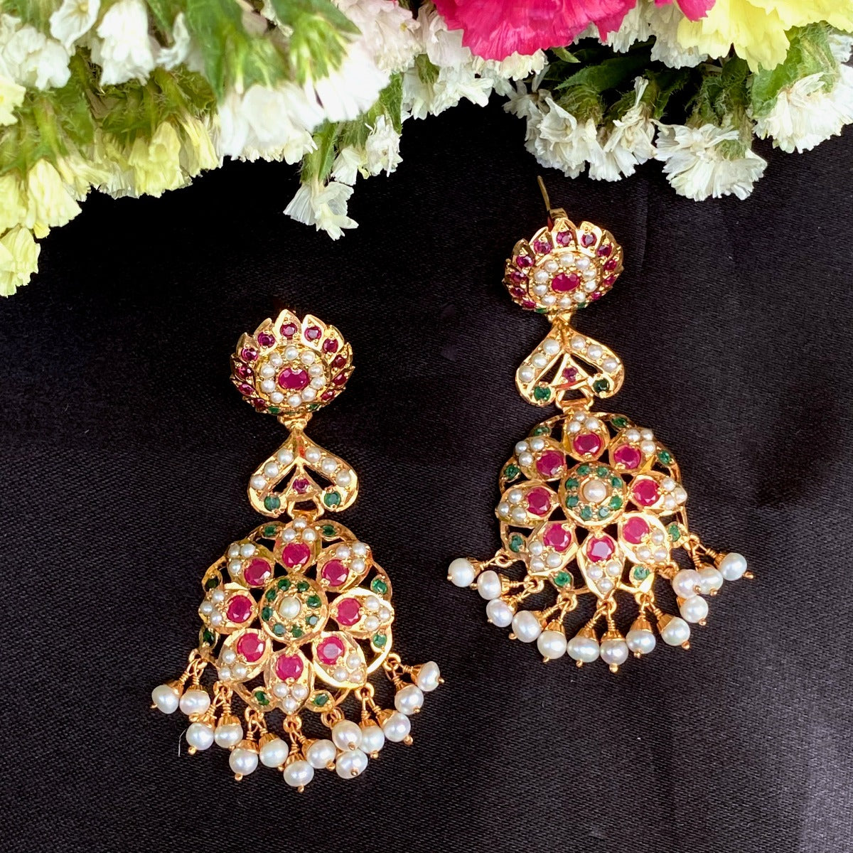 925 silver studs with gold plating