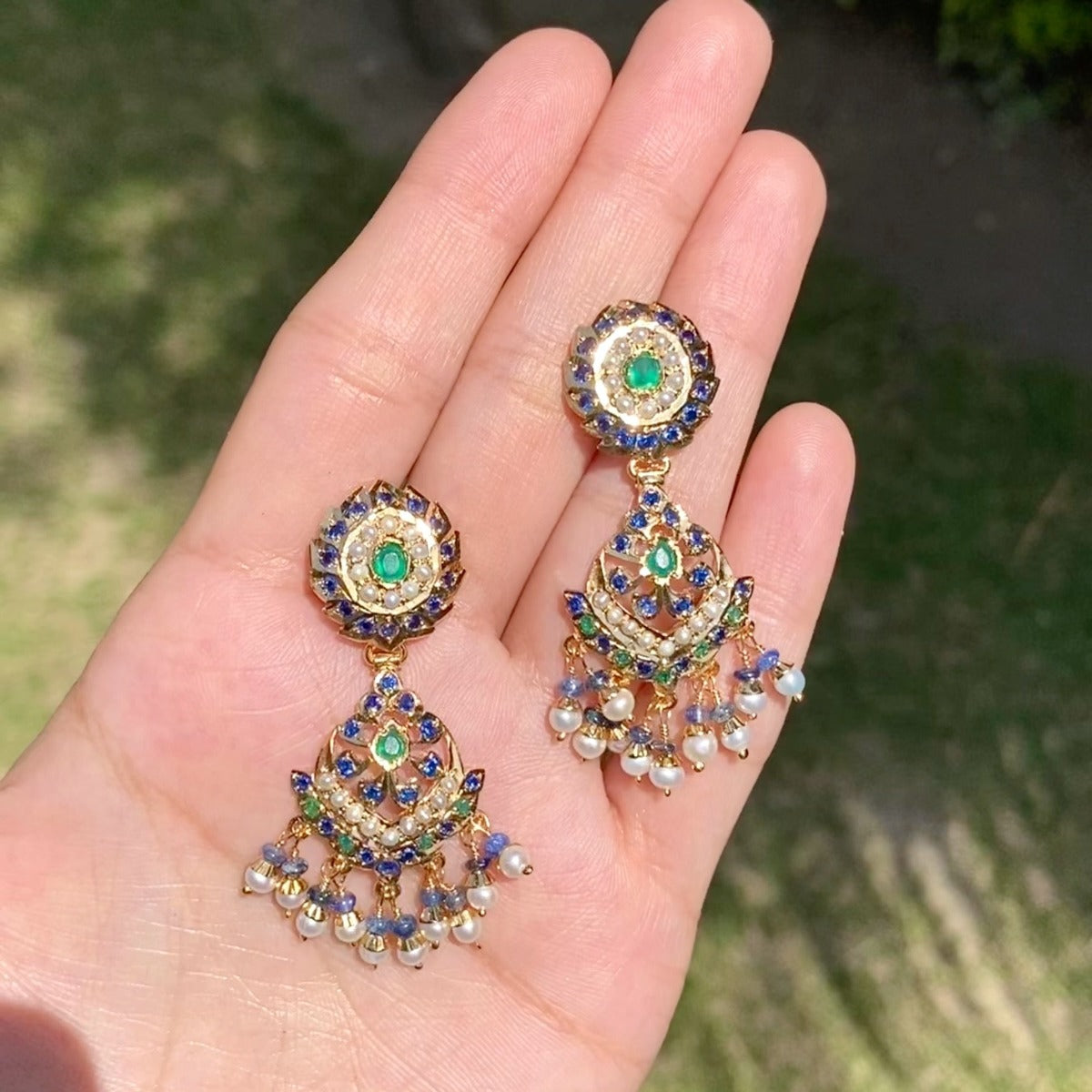 stone studded necklace set