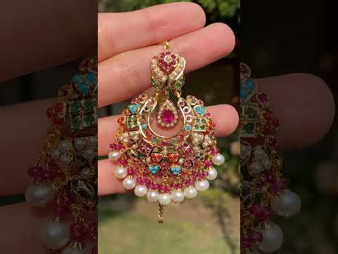 navratna maang teeka for wedding