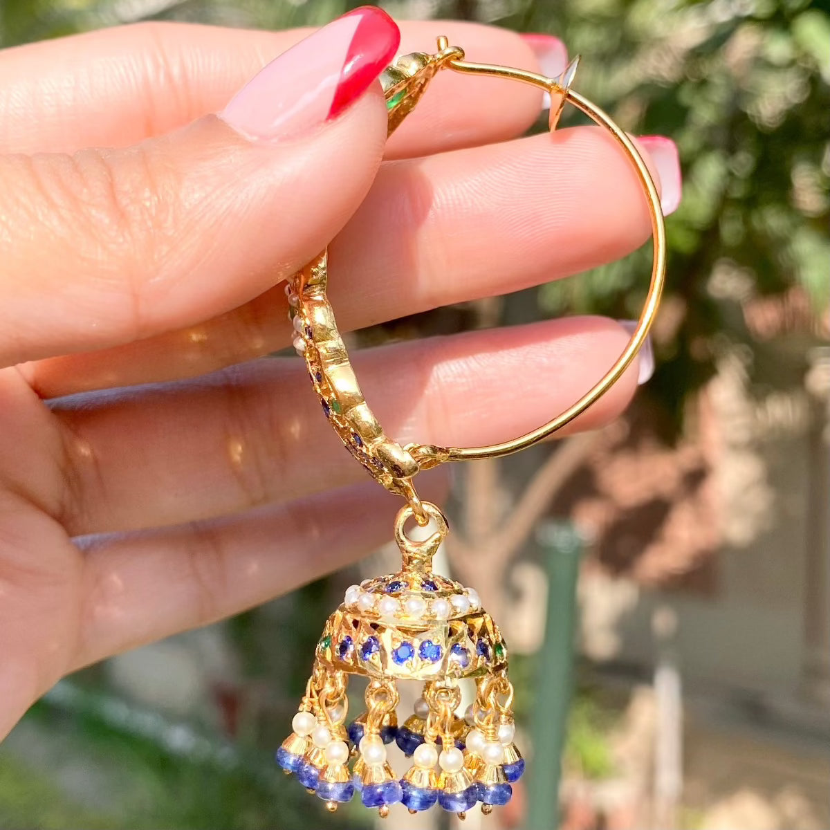 hyderabadi jhumka earrings for women