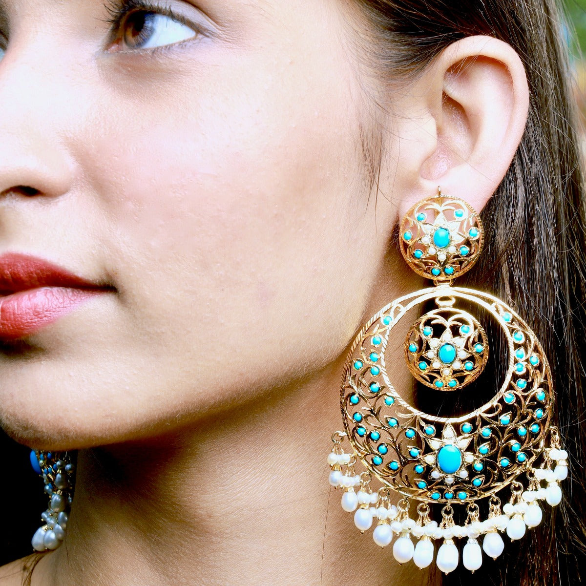 Large Chandbalis | Bridal Wear Chandbalis | Statement Earrings