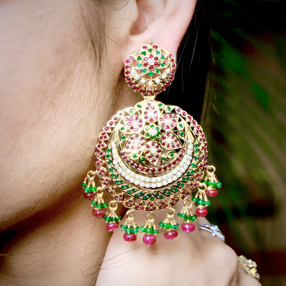 traditional punjabi earrings