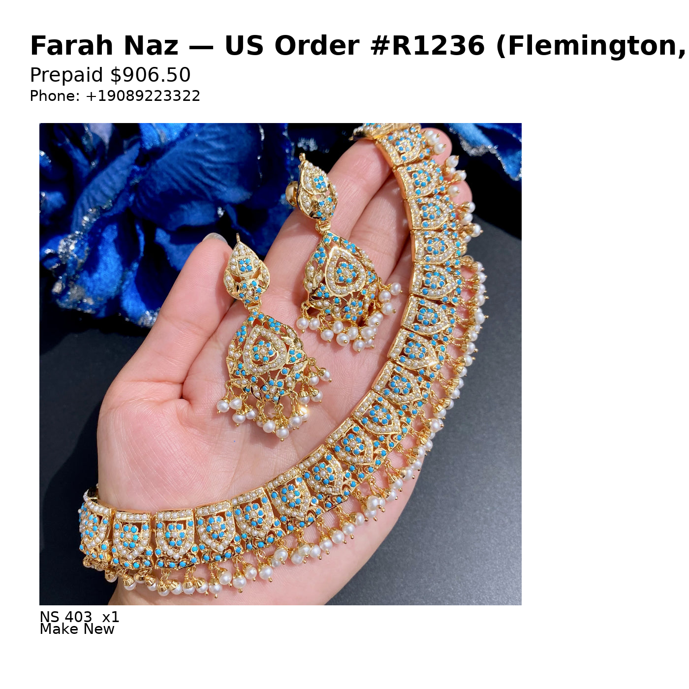 US Order #R1236