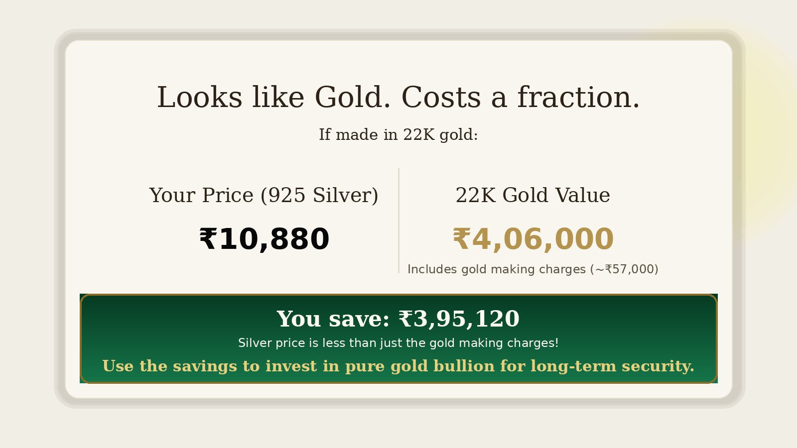 Silver Earrings with 22k Gold Plating | Premium Indian Stone Jewellery Online ER 231