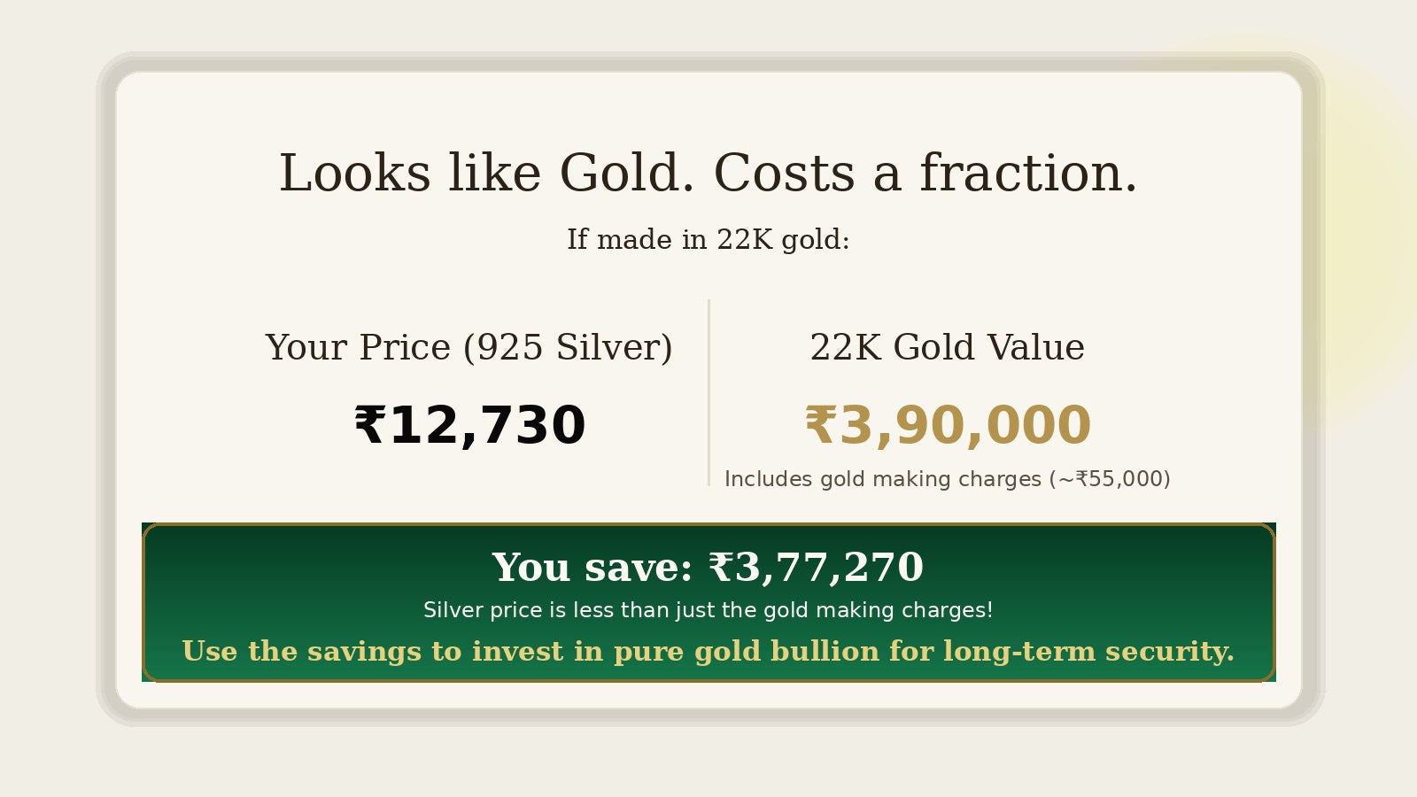 Exquisite Large Round Jadau Studs For Women | Gold Plated on Silver ER 553