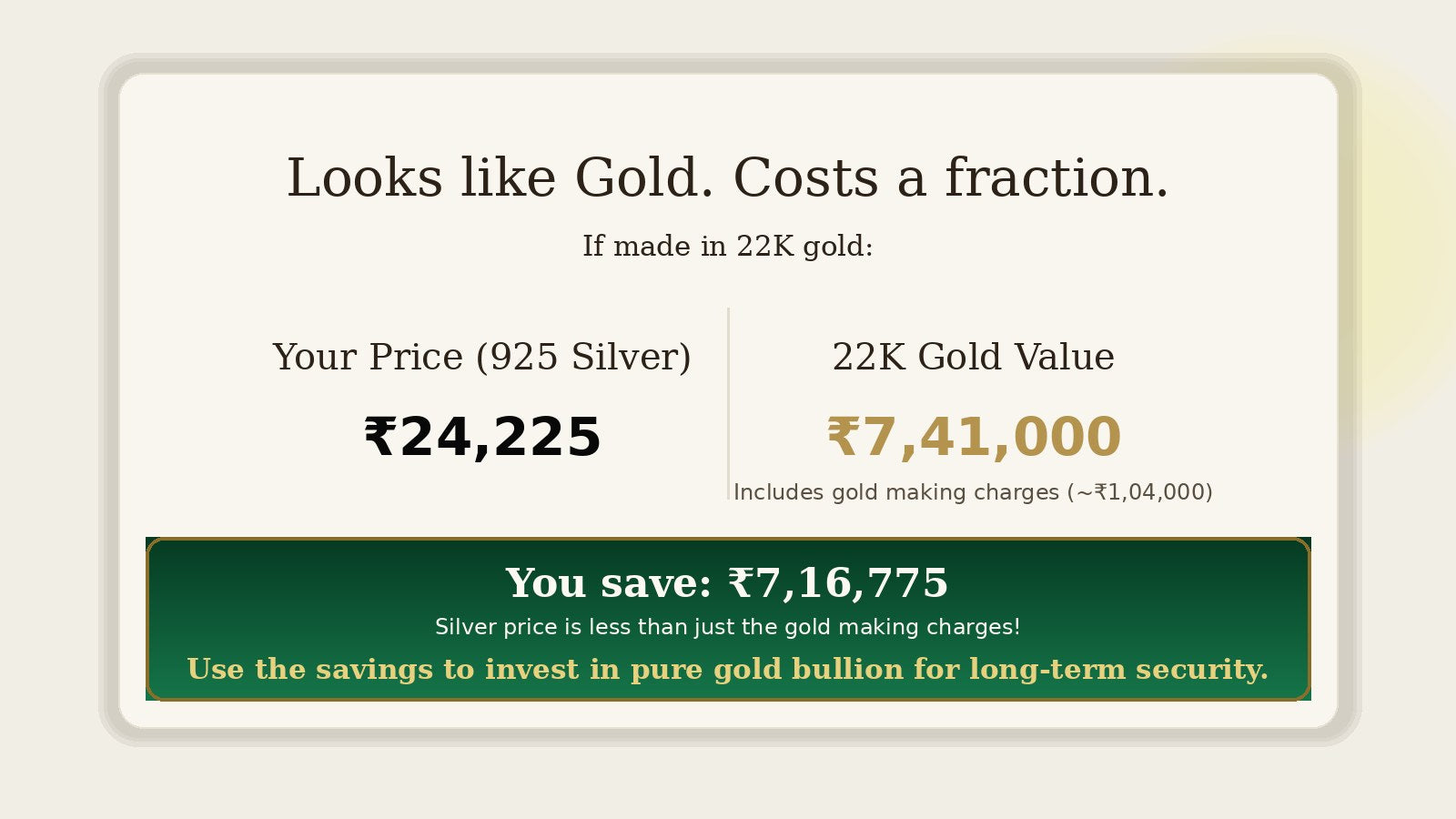 Navratna Jadau Chandbali With Jhumka | Gold Plated on Silver | ER 600