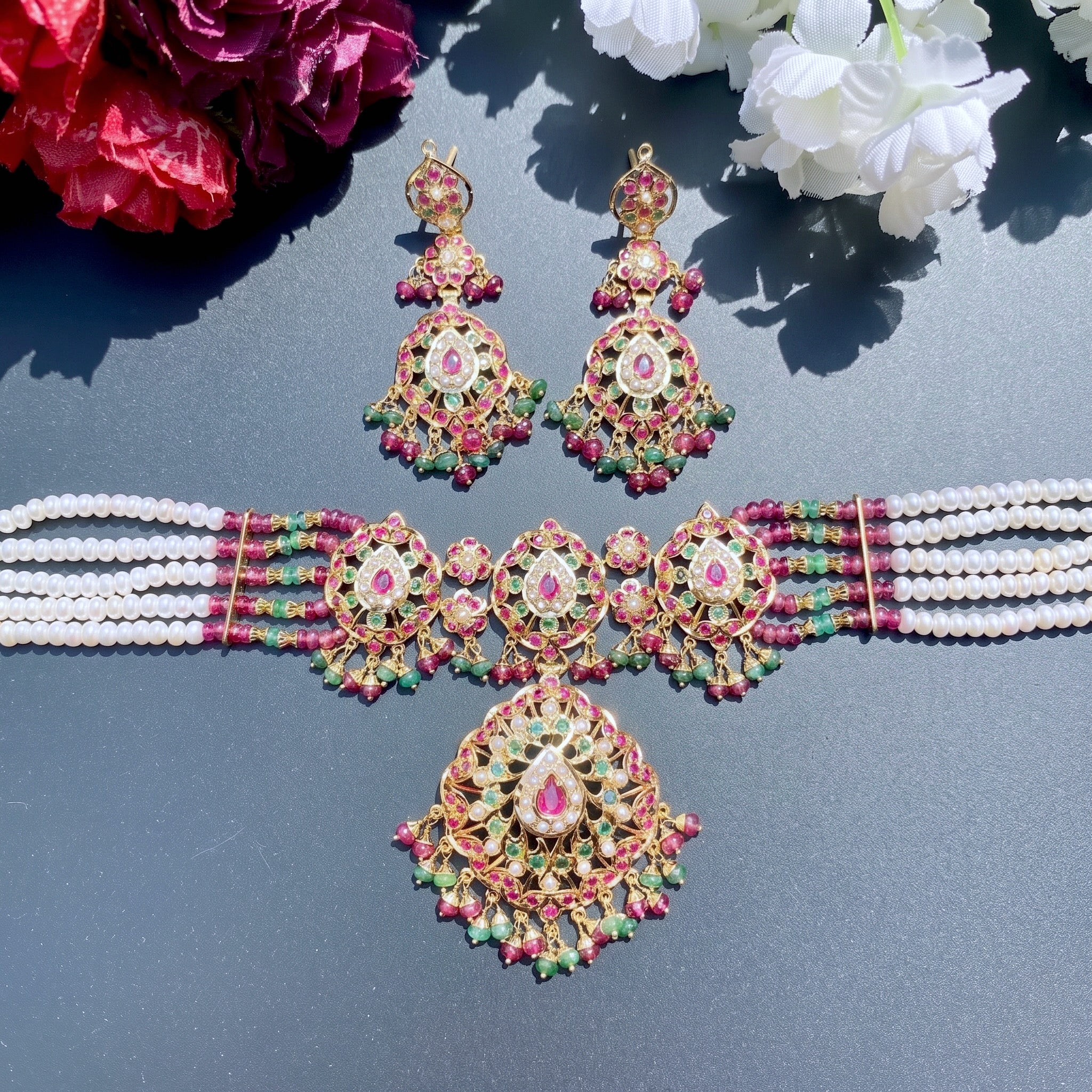 jadau gold choker mumbai