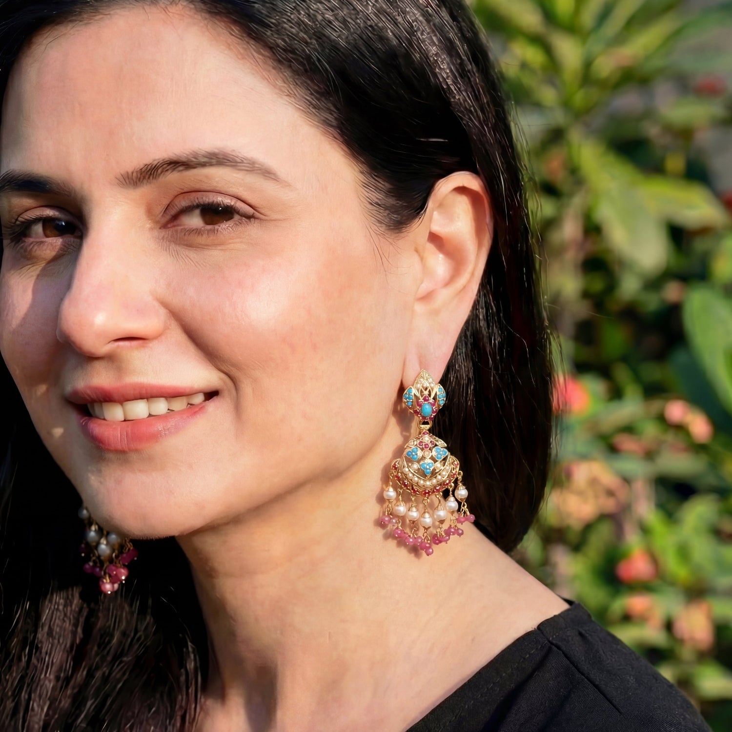 Delicate Earrings in Gold Plated Silver ER 241