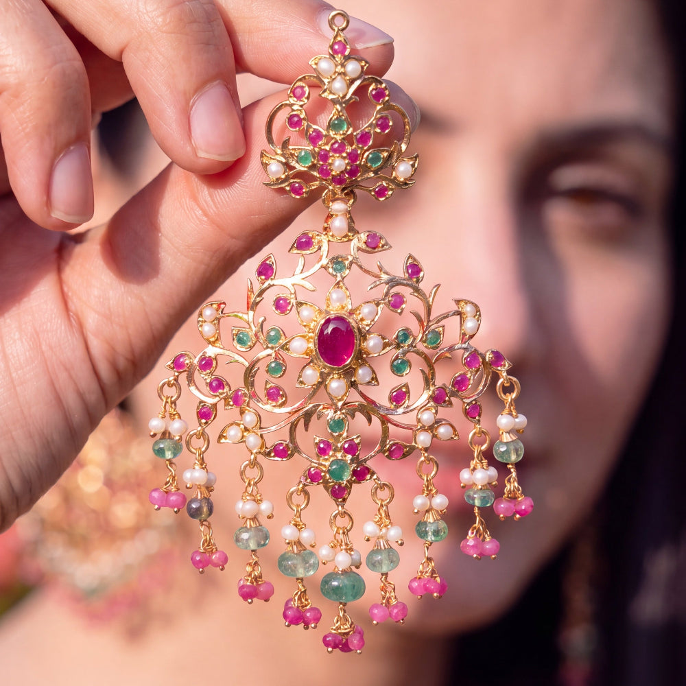 22k Gold Earrings | Statement Danglers GER 110