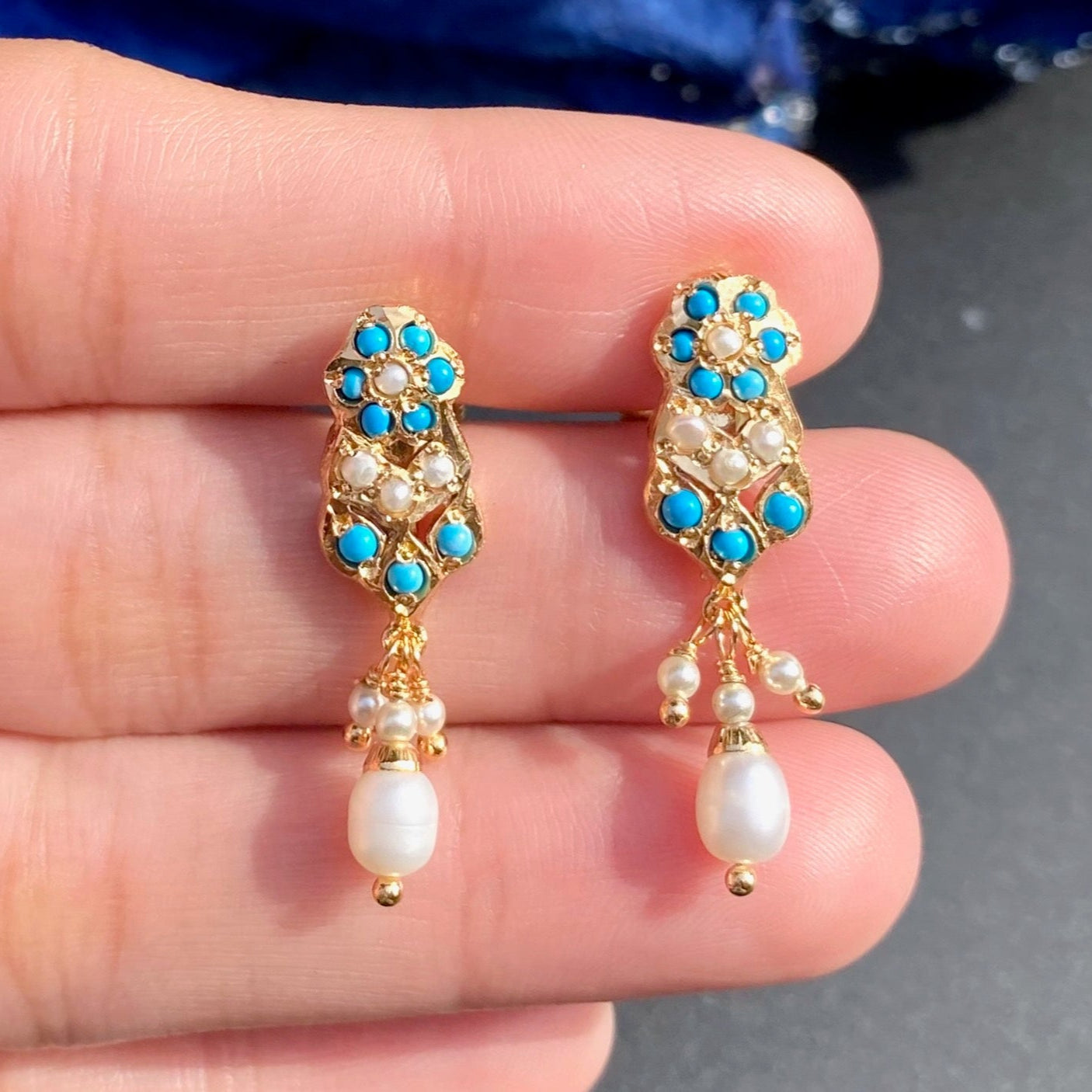 Cute Stud Earrings For Women | Gold Plated on Mixed Metal BER 002