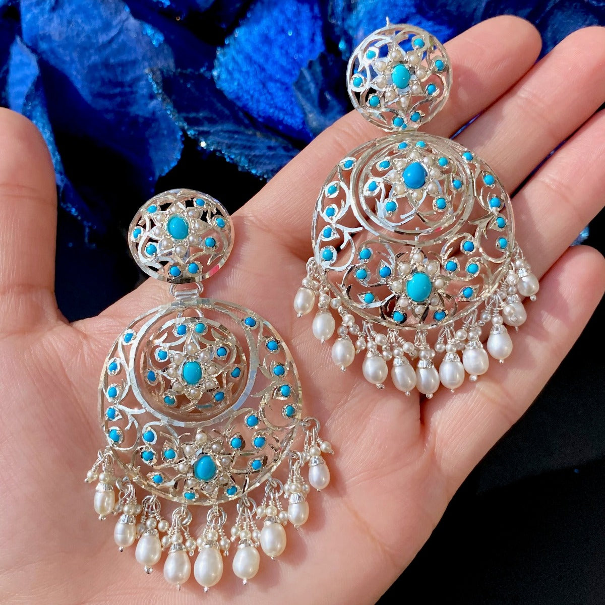 pure silver earrings for women