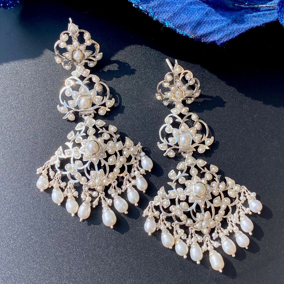 buy indian silver earrings in usa