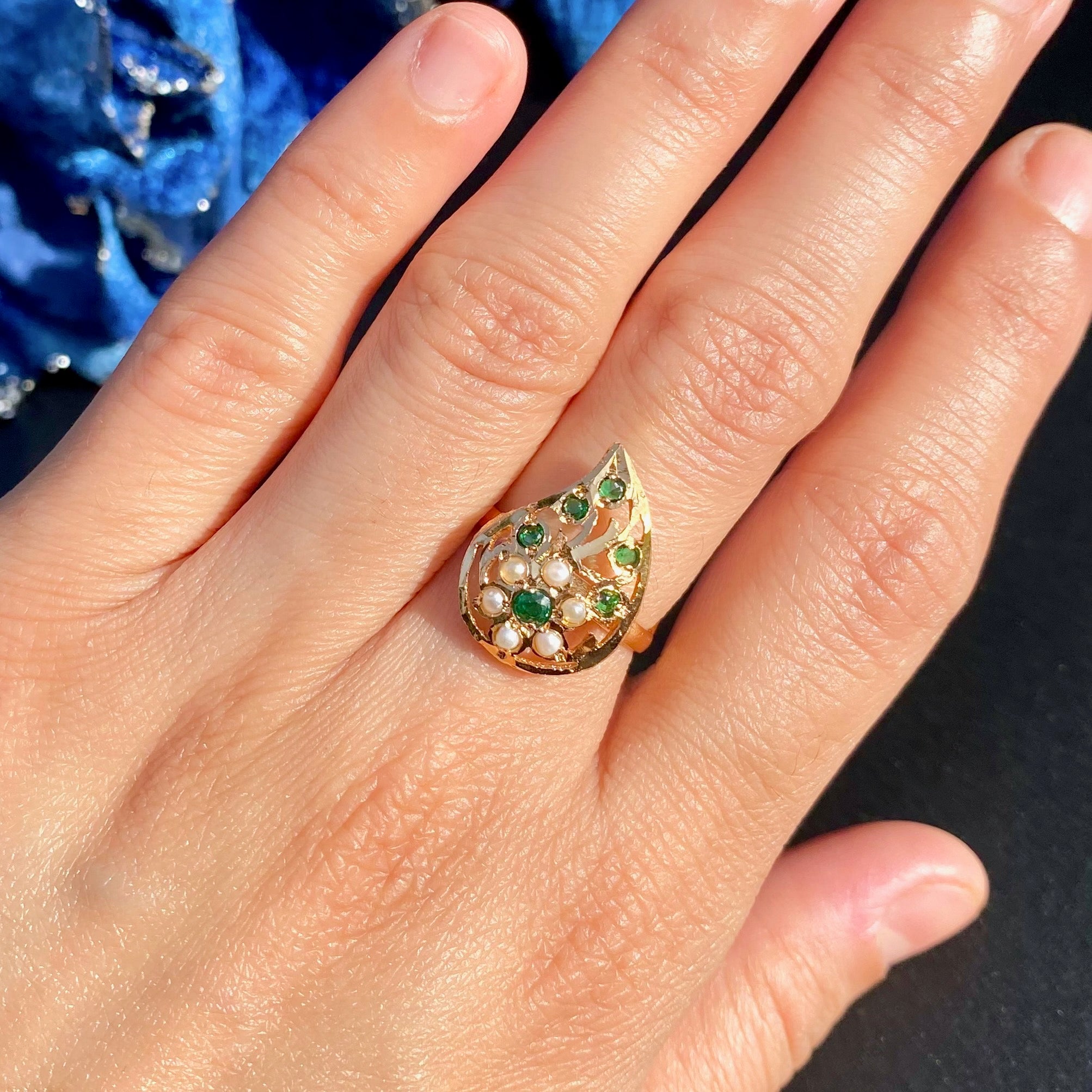 Gold Plated Finger Ring For Women | Budget Friendly Immitation Jewelry BLR 007
