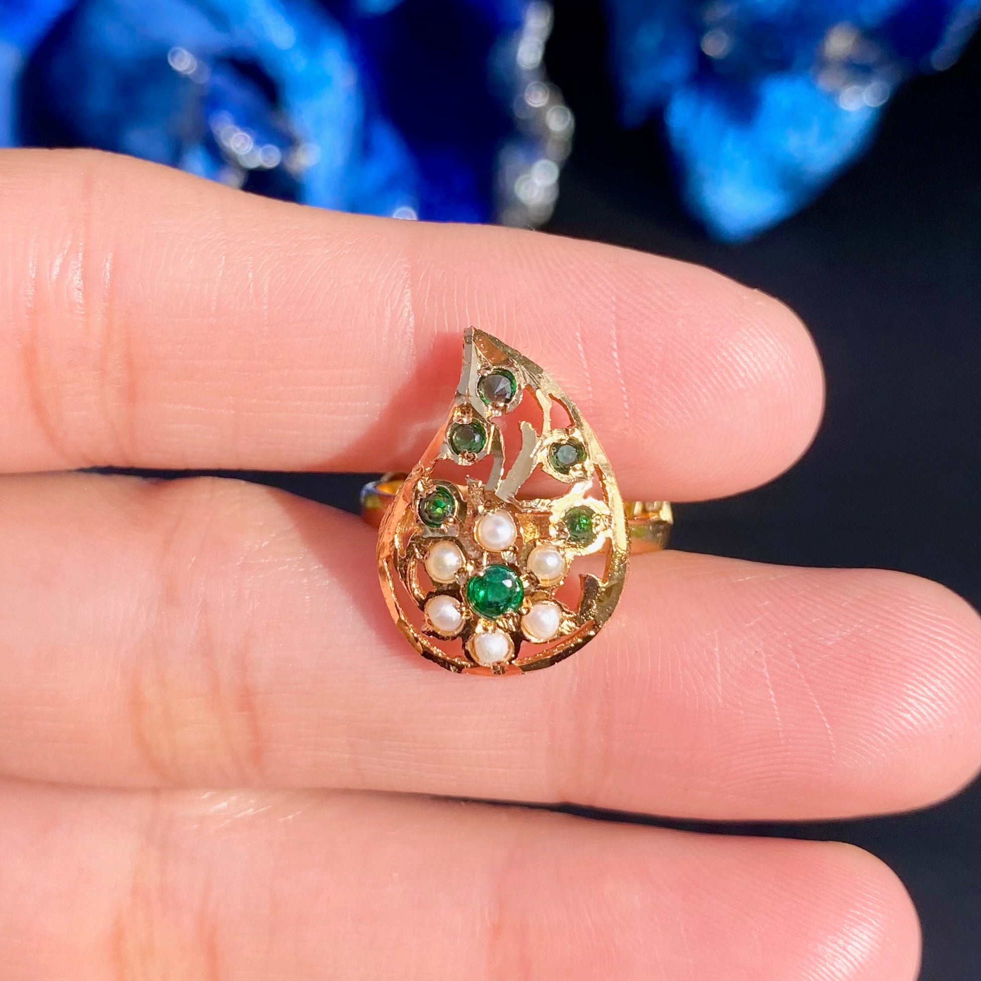 Gold Plated Finger Ring For Women | Budget Friendly Immitation Jewelry BLR 007