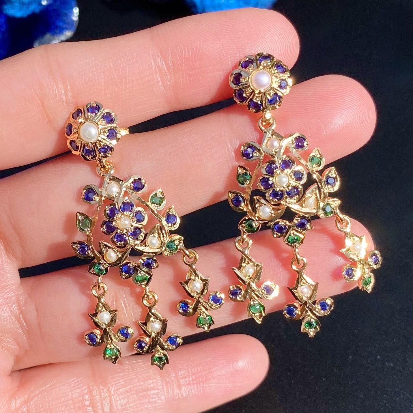 Gold Plated Chandbalis For Women BER 038